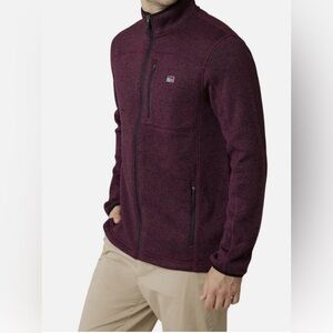 Chaps Men's Coastal Full Zip Sweater Fleece- Sz XXL